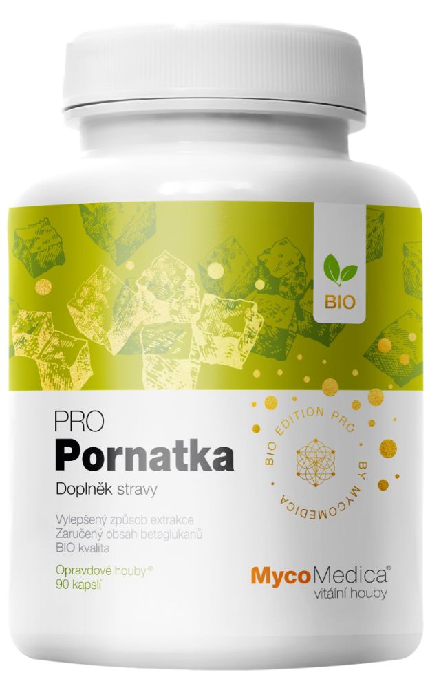 MycoMedica Pornatka PRO 90 rastlinných kapsúl