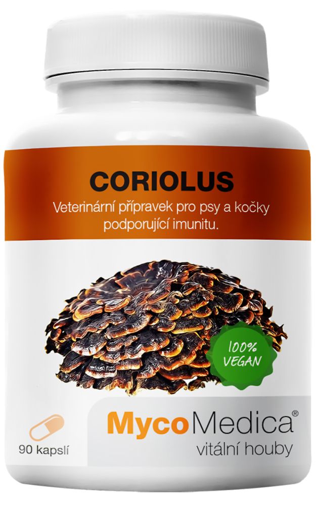 MycoMecica Coriolus 90 rastlinných kapsúl
