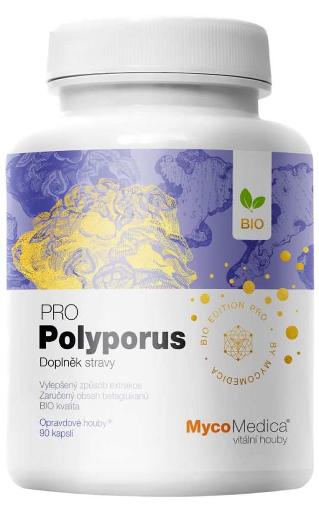 MycoMedica Polyporus PRO 90 rastlinných kapsúl