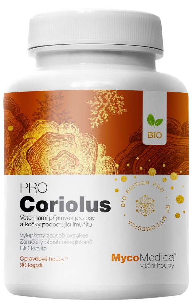 MycoMedica Coriolus PRO 90 rastlinných kapsúl