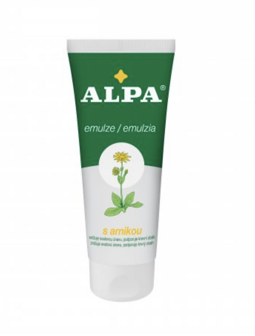 ALPA emulzia ARNIKA 100 ml – kŕčové žily, pomliaždeniny, kĺby, svaly