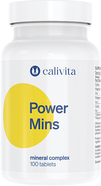 Minerály Calivita Power Mins Komplex Minerálov - 100 tabliet