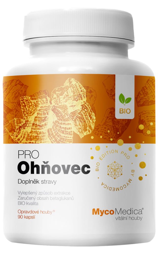 MycoMedica Ohňovec PRO 90 rastlinných kapsúl