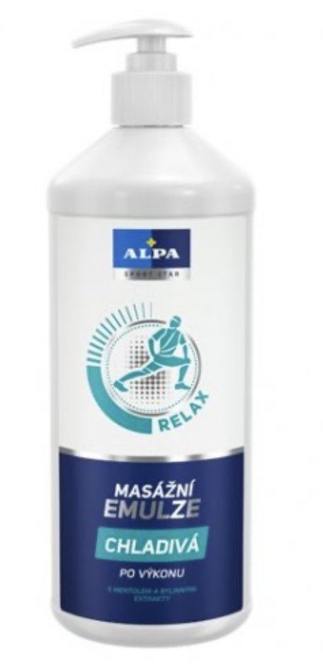 ALPA emulzia CHLADIVÁ 1000 ml – prekrvenie pokožky, regenerácia
