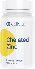 Calivita Chelated Zinc 100 tabliet - Organický Zinok